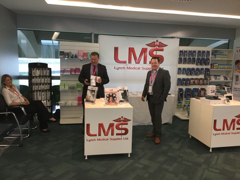 LMS exhibit at RDS Christmas Show Lynch Medical Supplies